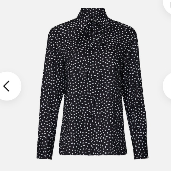 JASON WU dotted tie neck shirt size 6 NWT 😍 - Picture 3 of 14